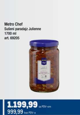 Metro Chef Sušeni paradajz Julienne