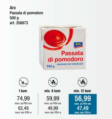 Aro Passata di pomodoro