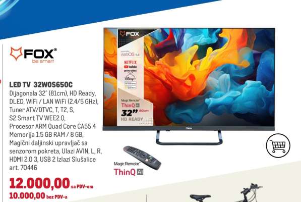 LED TV 32WOS650C