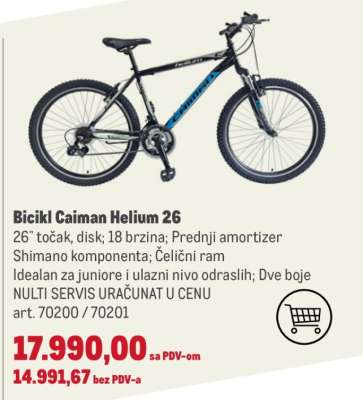 Bicikl Caiman Helium 26