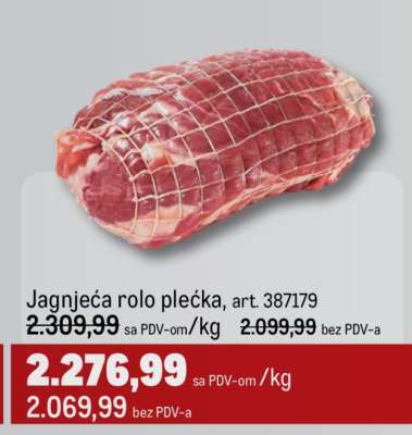 Jagnjeća rolo plećka