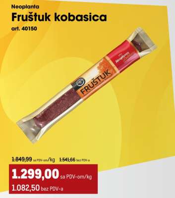 Neoplanta Fruštuk kobasica