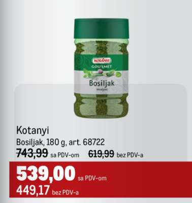 Kotanyi Bosiljak