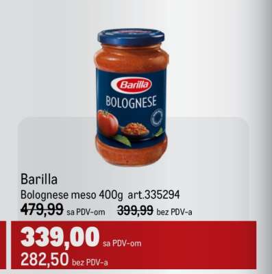 Barilla Bolognese meso 400g