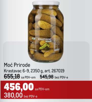 Moć Prirode Krastavac 6–9, 2350 g, art. 267019