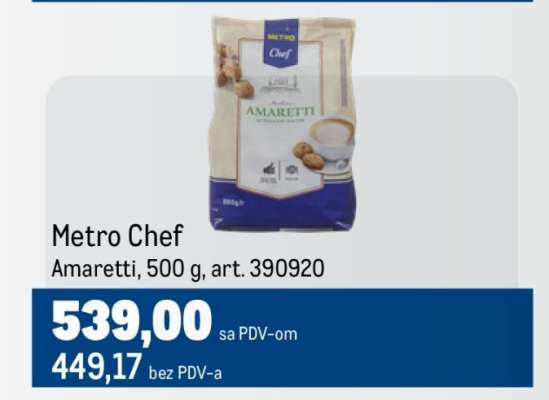 Metro Chef Amaretti