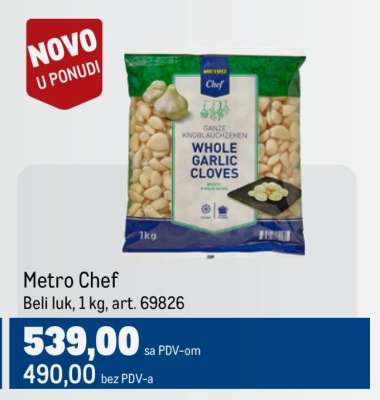 Metro Chef Whole Garlic Cloves