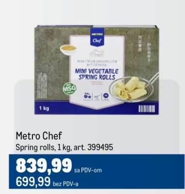 Metro Chef Spring rolls