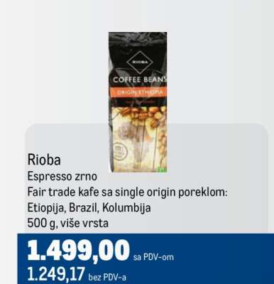 Rioba Espresso zrno