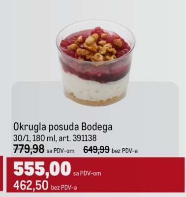 Okrugla posuda Bodega