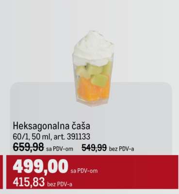 Heksagonalna čaša