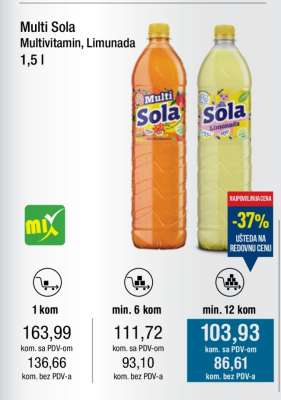 Multi Sola Multivitamin, Limunada