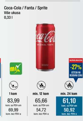 Coca-Cola, Fanta, Sprite