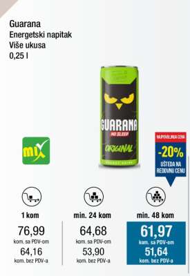 Guarana Energetski napitak