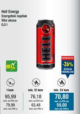 Hell Energy Energetski napitak