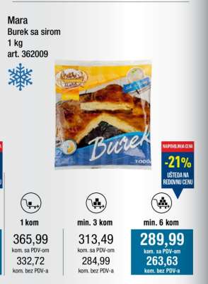Mara Burek sa sirom