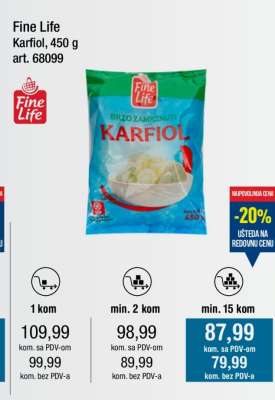 Fine Life Karfiol, 450 g