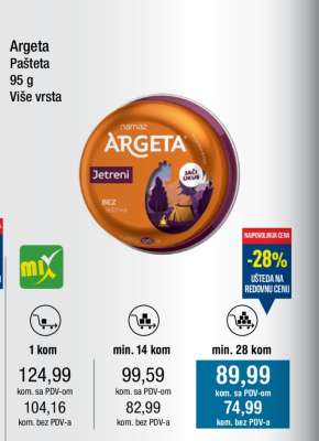 ARGETA PAŠTETA