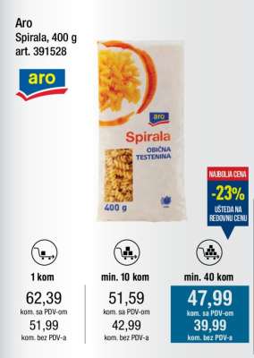 Aro Spirala, 400 g