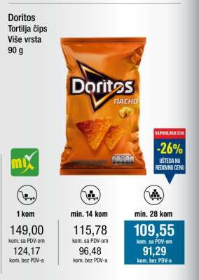 Doritos Tortilja čips