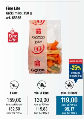 Fine Life Grčki miks, 150 g