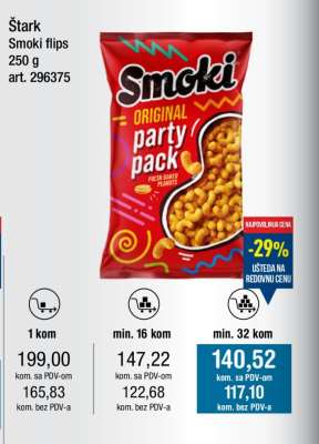 Štark Smoki flips 250 g