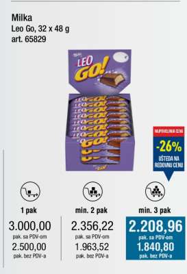 MILKA LEO GO