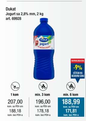 Dukat jogurt