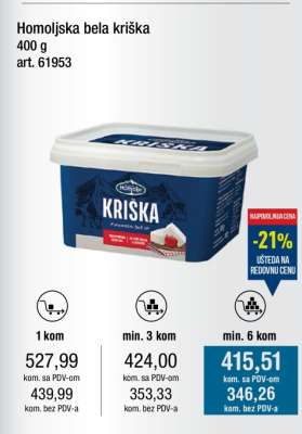 Homoljska bela kriška