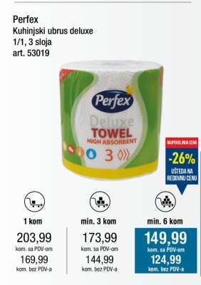 Perfex Kuhinjski ubrus deluxe
