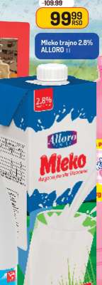 Mleko Trajno 2.8% ALLORO