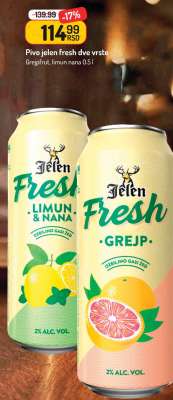 Pivo Jelen Fresh