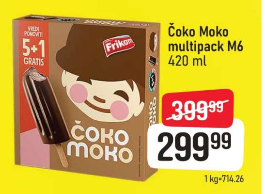 Čoko Moko multipack M6
