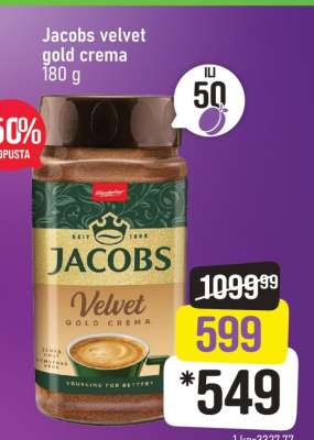 Jacobs Velvet Gold crema