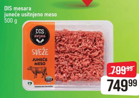 DIS mesara juneće usitnjeno meso