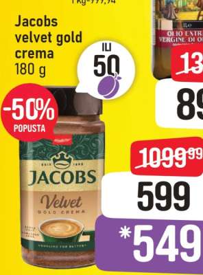 Jacobs Velvet Gold Crema 180 g