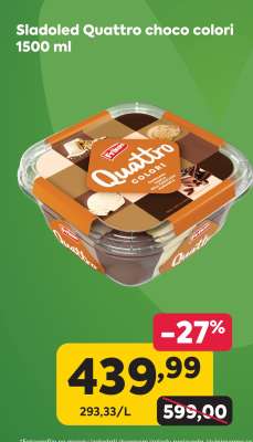 Sladoled Quattro choco colori