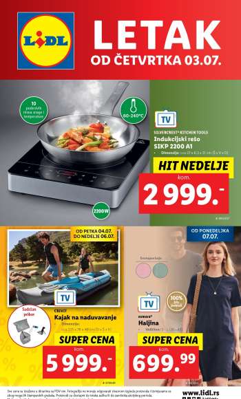 Lidl katalog - 03.07.2025 - 09.07.2025.