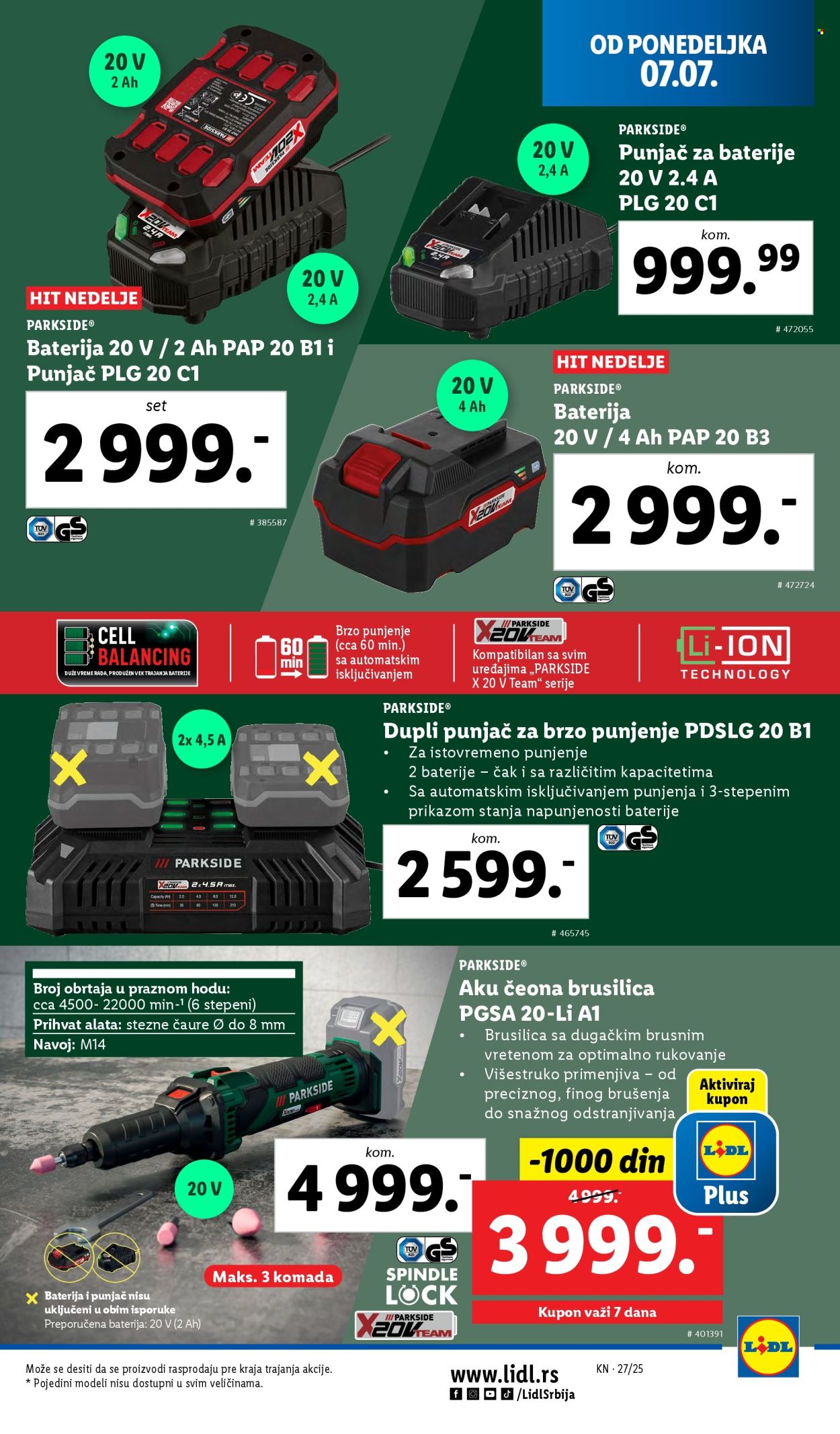 Lidl katalog - 03.07.2025 - 09.07.2025. Stranica 21