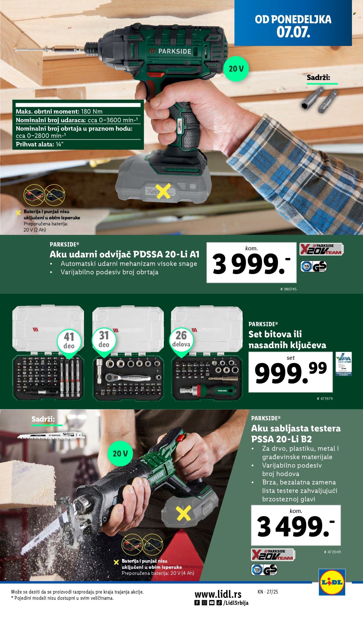 Lidl katalog - 03.07.2025 - 09.07.2025. Stranica 23