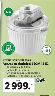 Aparat za sladoled SECM 12 E2