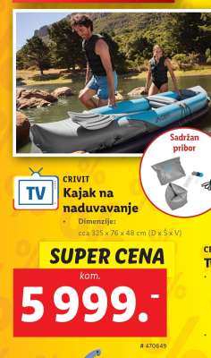 CRIVIT Kajak na naduvavanje