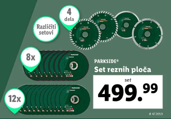 Set reznih ploča