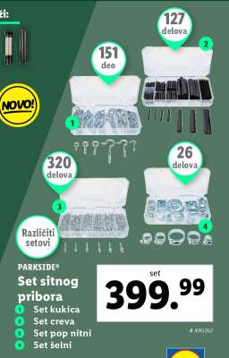 Parkside Set sitnog pribora