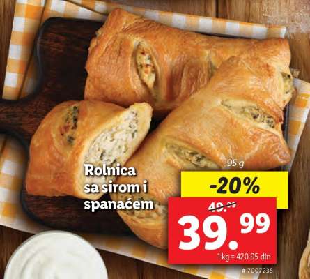 Rolnica sa sirom i spanaćem