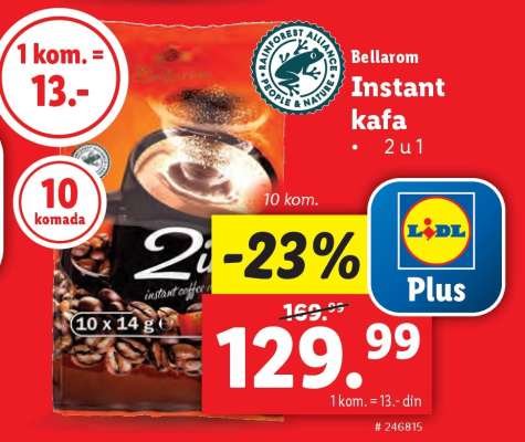 Bellarom Instant kafa