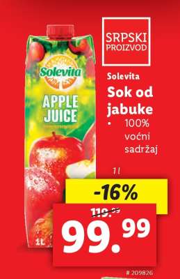 Solevita Apple Juice