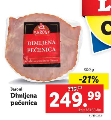Baroni Dimljena pečenica