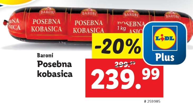 Baroni Posebna kobasica