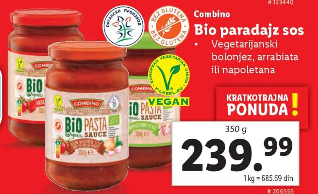 Bio paradajz sos